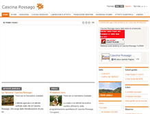Tablet Screenshot of cascinarossago.net